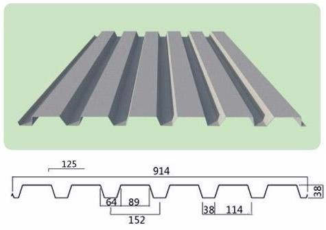 YX38-152-914彩鋼瓦